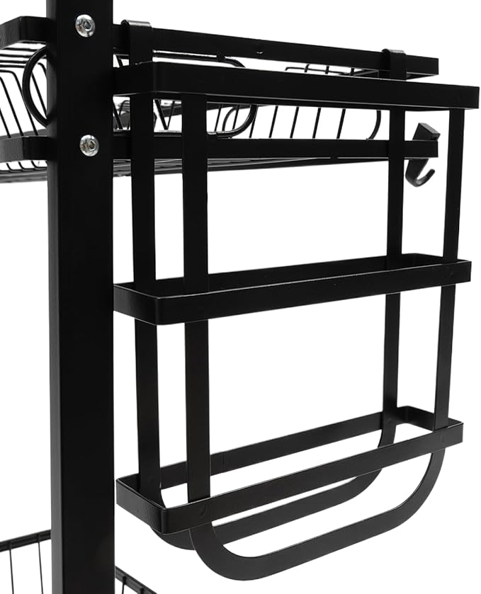 Over The Sink Dish Drying Rack, 2-Tier Multifunctional Over The Sink Dish Rack, Large Storage Space Kitchen Dish Drying Rack for Storing Seasonings, Dishes, Chopsticks, Cutting Boards (32.3in)