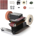 6-In-1 Mini Belt Sander Mini Belt Sander, Electric Small Sander Knife Sharpener Supplies, 7 Adjustable Speed, 795 Motor, Metal Wood DIY Handcraft, Tool & Knife Sharpening (Advanced Kit).