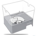 Upgraded W11129522 Refrigerator Ice Bucket Compatible with KitchenAid Ice Maker Replacement W10564750 Whirlpool Removable Ice Bin KRFF707ESS01 KRMF706ESS01 Kitchenaid Ice Bucket Ice Container Ice Tray