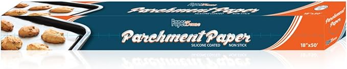 Parchment Paper Non Stick Roll 18" X 50 Feet 75 Square Foot, Premium Baking Paper
