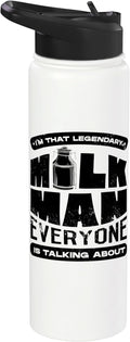 Legendary Milkman Dairy Farmer Everyone Is Talking About Stainless Steel Insulated Water Bottle
