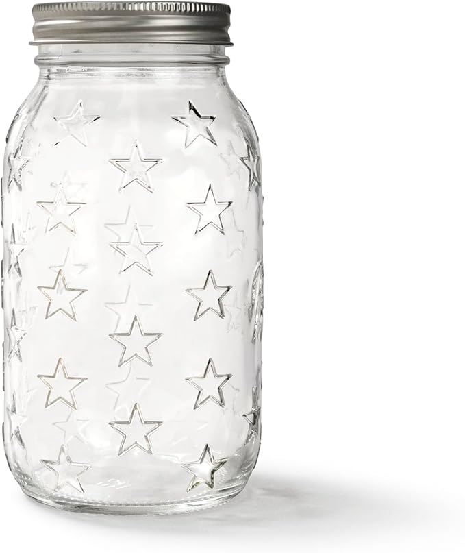 Ball Americana Regular Mouth Glass Mason Jars with Lids and Bands, Used for Canning, Pickling, Juice, Jam, Jelly, Quart Size 32 Ounce, 4 Count, Pack of 2 (8 Jars Total)