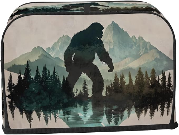 View Bigfoot Green 4 Slice Toaster Cover Dust And Fingerprint Bread Maker Cover Bakeware Protector Washable Appliance Covers Kitchen Accessories For Home Kitchen Women Gift
