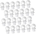 24pcs Glass Ball Wine Stoppers Portable Bottle Caps with Airtight Seal for Perfume and Wine Bottles Lightweight Aroma Container Stoppers for Daily Use