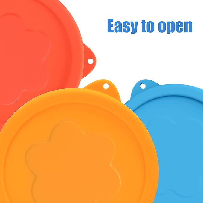 1 Cup Silicone Replacement Lids Storage Cover for Pyrex 7202-PC and Anchor Hocking Glass Bowls (Container not Included) 6 Pack Microwave, Dishwasher and Freezer Safe
