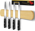 Swaitee Magnetic Knife Holder for Wall, 10 Inch Bamboo Magnetic Knife Strip, Kitchen Storage Organizer, Fridge Side Mount, Housewarming Gifts for New Home