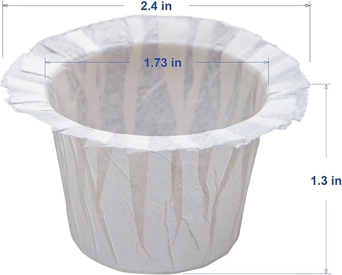 Irmidi 300 Count Disposable Paper Filter with 2 Pack Reusable K Cups Coffee Pods,Compatible with Keurig 2.0 and 1.0 Coffee Maker
