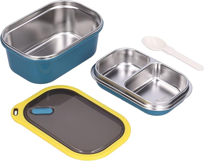 1200ml & 700ml Lunch Box Food Lunch Containers Portable Adult Bento Lunch Box Food Storage Bowl for School Office Outdoor Travel