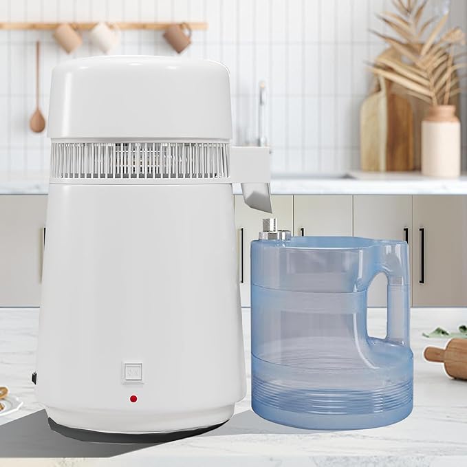 PeakPursuit PeakPursuit Water Distiller, 1 Gal Countertop Distilled Water Machine for Home, 750w Purification Machine with BPA-Free Plastic Container & Stainless Steel Interior for Drinking Cooking