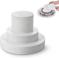 Plate China Storage Dividers, 160 Pcs Felt Plate Storage Containers Dividers Protectors 3 Sizes Thick Soft Round China Dish Protectors for Porcelain Cookware Protecting and Stacking, White