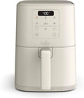 bella 4Qt Slim Air Fryer, Fits-anywhere™ Kitchenware, EverGood™ Ceramic Nonstick Coating, Adjustable Temperature, 6 Preset Cooking Options, 60 Min Auto Shutoff w Audible Tone, 3.3lb Capacity, Oatmilk