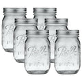 Ball Regular Mouth Glass Mason Jars with Lids and Bands, Used for Canning (Pint, 16 Ounce (Pack of 6))