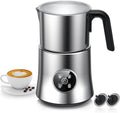 Milk Frother and Steamer, Electric Frother with Detachable Stainless Steel Jug, Hot & Cold Foam Maker for Latte, Cappuccino, Coffee, 4-in-1 Automatic Milk Warmer, 17oz Heat