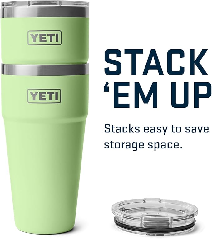 YETI Rambler 30 oz Stackable Tumbler, Stainless Steel, Vacuum Insulated with MagSlider Lid