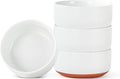 28 OZ Ceramic Cereal Bowls Set, 6 Inch, Set of 4, Elegant White | Handcrafted, Dishwasher & Microwave Safe, Stoneware Deep Soup Bowls for Everyday Use