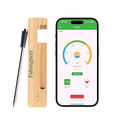 Smart Bluetooth Meat Thermometer with Magnetic Mount, Wireless Digital Food Thermometer, App Controlled, IP68 Waterproof, Long Range for BBQ Grill Oven Smoker, Compatible with iOS & Android