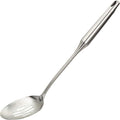 Stainless Steel Slotted Cooking Spoon, 15 Inch Large Metal Chef Strainer Utensil For Cooking, Serving, And Mixing, The #1 Dishwasher Safe Kitchen Tool, Long Spoon With Holes