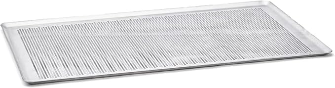 de Buyer Perforated Aluminum Baking Sheet - 23.6” x 15.75” - Perfect for Pastries, Cakes & Tarts - Easy to Clean