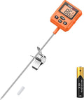 TempPro TP511 Digital Candy Thermometer with Pot Clip, Programmable Instant Read Food Meat Thermometer with 10'' Long Probe for Baking Grilling Candle Oil Deep Fry Thermometer(Previously ThermoPro)