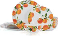 Mikasa Mandarin Bone China Lightweight Chip Resistant 12 Piece Dinnerware Set, Service for 4