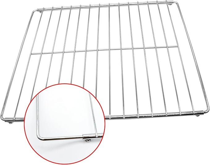2Pack Adjustable Extendable Oven Rack, Wire Racks, Universal Telescopic Oven Cooker Shelf Rack For Whirlpool Frigidaire GE Kenmore Ovens. Adjusts from 14.5 Inches - 25.5 Inches Wide.