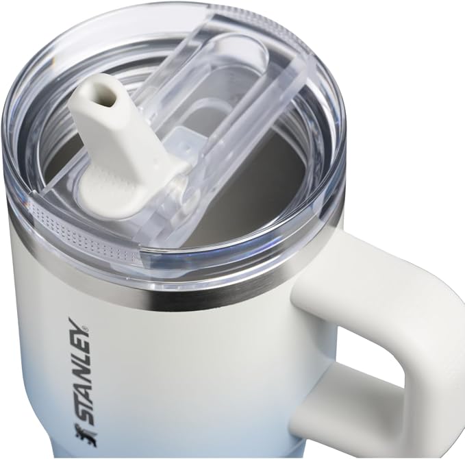 STANLEY Quencher ProTour Flip Straw Tumbler with Leakproof Lid 20 oz | Built-In Straw & Handle | Cupholder Compatible for Travel | Insulated Stainless Steel Cup | BPA-Free | Blue Dream Gradient