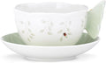 Lenox 817135 Butterfly Meadow Figural Green Cup And Saucer