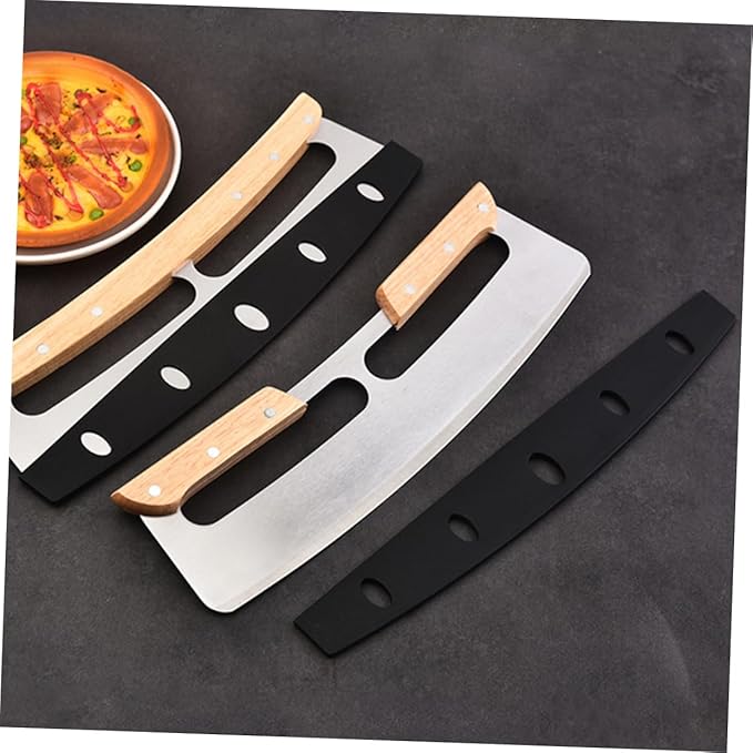 OUNONA 10Pcs Blade Knife Tip Covers for Pizza Cutters Half Round Edge Guard Sheath for Cutting for Camping Bbq Picnic Kitchen Accessories