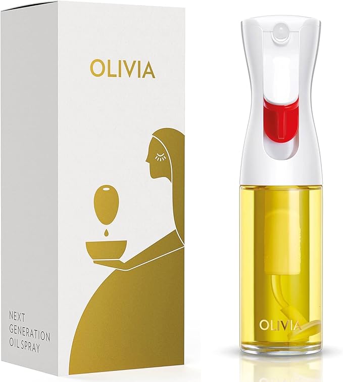 FLAIROSOL OLIVIA 2 Pack 200ml Oil Sprayer for Cooking and 1 Pack 130ml Olive Oil Sprayer