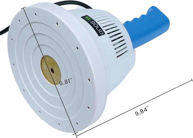 U.S. Solid Handheld Induction Sealer, 20-130mm Adjustable, Portable Electromagnetic Heat Cap Seal Machine for Plastic & Glass Bottles, Power & Time Control, Ideal for Packaging & Sealing