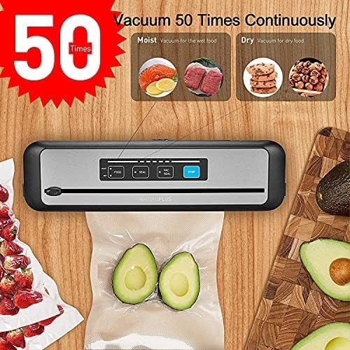 INKBIRD WIFI Sous Vide Cooker Bundle with Vacuum Sealer Machine | 1000W Sous-Vide Cooker Immersion Circulator with 14 Preset Recipes on APP and Thermal Immersion with Timer