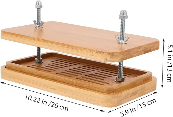 IMIKEYA Natural Bamboo Tofu Press Home Supplies Tofu Maker Pressing Tool for Cooking