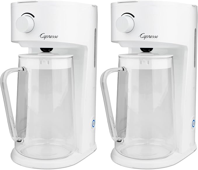 Capresso 623.02 Select Iced Tea Maker, 80 oz, White (Pack of 2)