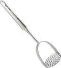 Millvado Potato Masher Stainless Steel, Best Mashed Potatoes Masher Kitchen Tool, Potato Smasher For Potatoe, Avocado, Sweet Potato, Beans, Large Heavy Duty Metal Mashing Utensil, 12.5 Inch