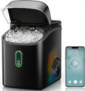 Silonn WiFi Nugget Ice Maker Countertop, 33Lbs/24H Soft Chewable Pebble Ice Machine, Timer Function & App Status Alerts, Compact for Home, Kitchen & Office Use