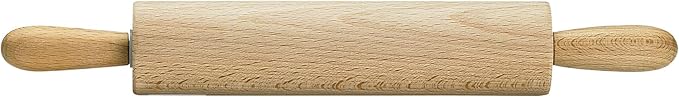 Mrs. Anderson's Baking Children’s Classic Wooden Rolling Pin, German Beechwood With Steel Ball Bearings, 7-Inch x 1.5-Inch, Smooth Effortless Rolling For Dough And Pastry