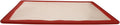 SUPVOX Reusable Red Silicone Baking Mat Sheet Non-stick Oven Liner with Raised Edges for Rolling Dough and Baking Cakes, Heat Resistant Silicone Mat for Home Kitchen Pastry and Cookie