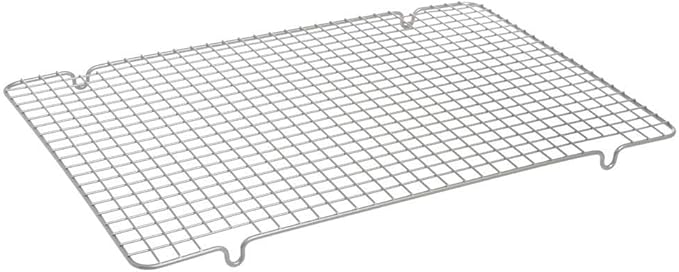 Nordic Ware 3 Piece Baker's Delight Set (1 Pack, Aluminum) and Nordic Ware Nonstick Baking & Cooling Grid (Steel)