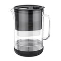 Waterdrop PT-09BL 10-Cup Large Glass Water Filter Pitcher, Eco-Friendly, NSF/ANSI 53, 42 & 372 Certified Filter, Reduces PFOA/PFOS, Chlorine, Cadmium, Copper & Mercury, BPA-Free, Easy to Clean, Black