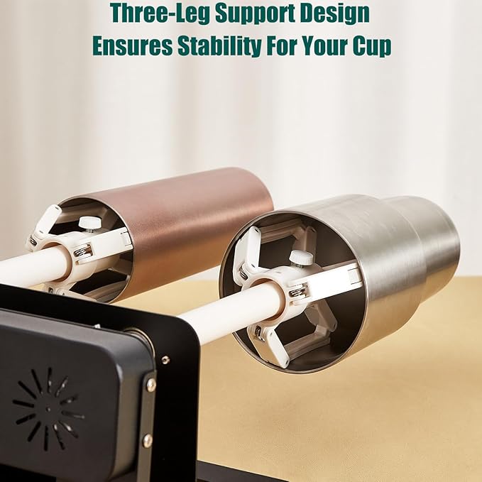 HHTHH 2 pcs Cup Turner Holder, Multi Cup Turner for Tumblers, Adjustable Tumbler Turner Inserts for 10-40 oz All Tumblers, fit 3/4 Inch and 1/2 Inch PVC Pipe