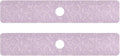 Kitchen Sink Splash Guard 2 PCS 30 Inch Sink Faucet Mat Splash Guard for Bathroom Countertop Water Absorbent Foldable Cuttable Soft Washable Floral Vintage Purple