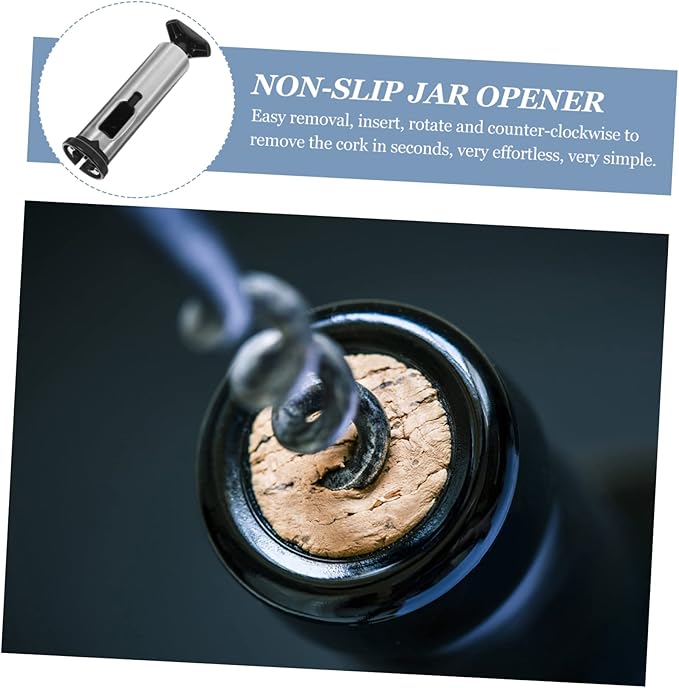Cute Set Bottle Opener Non-slip Corkscrew Jar Opener Multifunctional Lid Remover Wine Beer Bottle