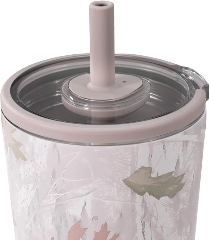 HydroJug Everyday Tumbler 20 oz, Ceramic-Lined Straw Cup, Camo