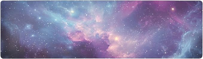 Cosmic Nebula Bursts Stars Purple Trivet Table Runner Heat Resistant 230F for Hot Dishes Pots Plates Kitchen Dining Table Protector Decorative 39.37 X 11.8 Inch