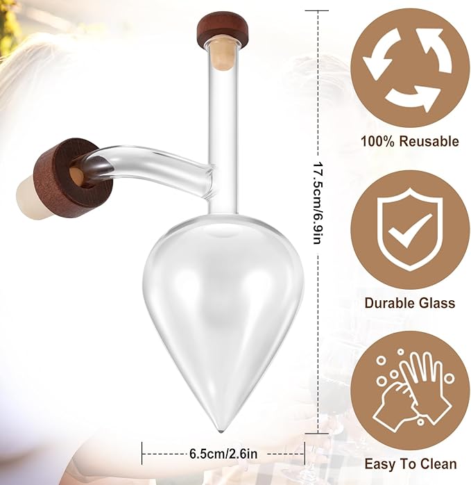 CHENGU 1 Pcs Wine air Aerator Decanter with Aerator Pourer Red White in Bottle Aerators Wine Gift Accessories Makes Your Wines Taste Better