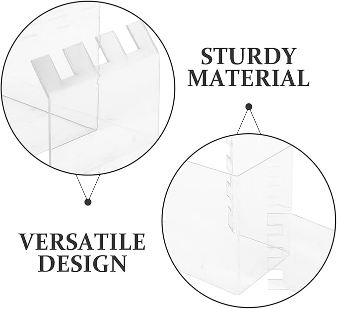 Cabilock 2Pcs Versatile Prep Bag Holder Stand for Food Storage Stable Support for Freezer Bags Bags and Baggie Organization Space-efficient Kitchen Accessory for Easy Filling and Preparation