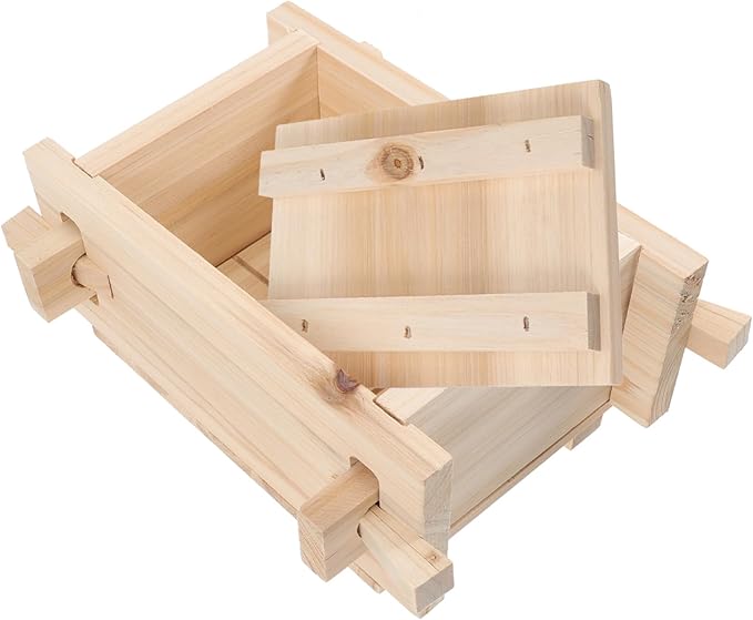 SHOWERORO Homemade Tofu Press Maker Tofu Mold for Bean Curd Easy to Assemble for Home Use for Sushi Press