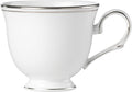 Lenox Federal Platinum Teacup, Cup, White, 6 Ounces