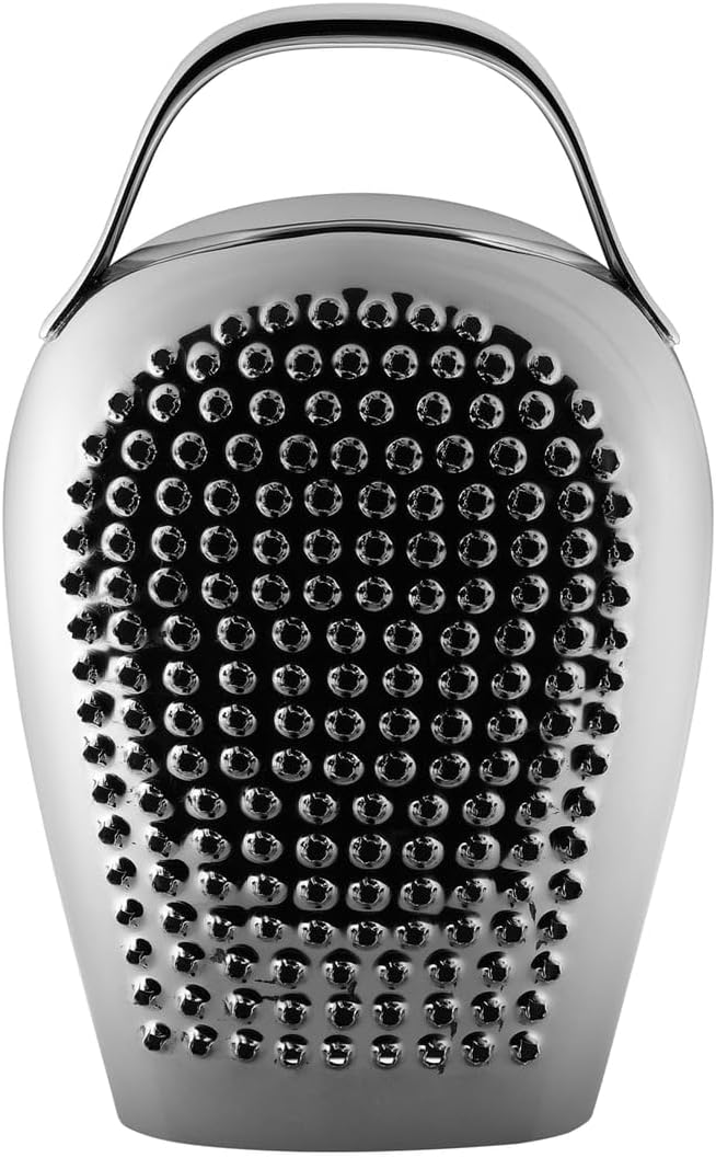 Alessi "Cheese please" Cheese Grater in 18/10 Stainless Steel Mirror Polished, Silver