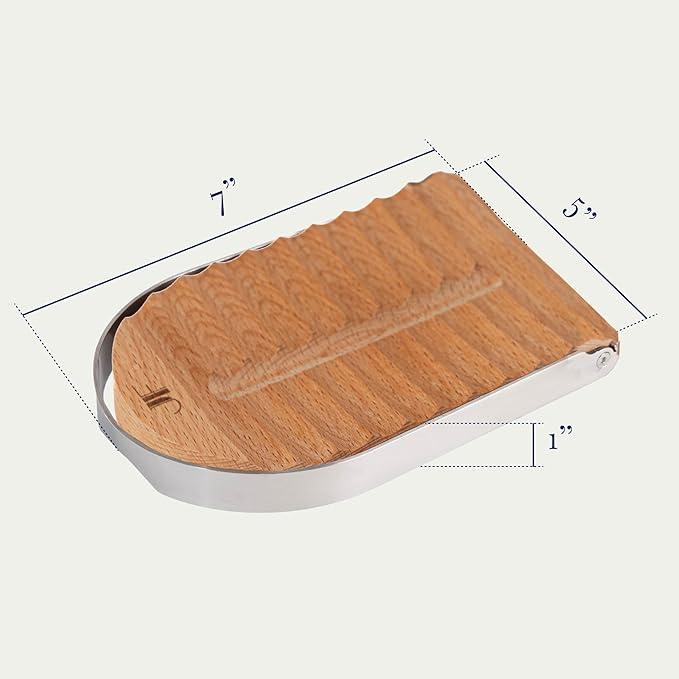 Spoon Rest Pot Holder - Wood and Stainless Steel Pot Lid Holder and Spoon Rest for Stove Top or Kitchen Counter, Foldable, Adjustable Stand for Cookbook, Pan Lid, Cooking Utensil, Ladle